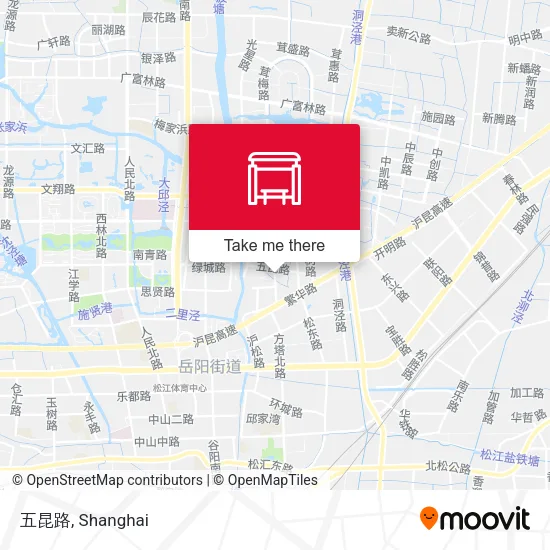 五昆路 map