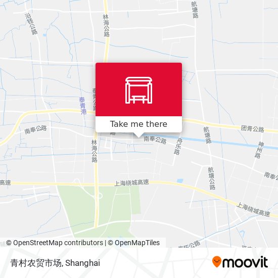 青村农贸市场 map