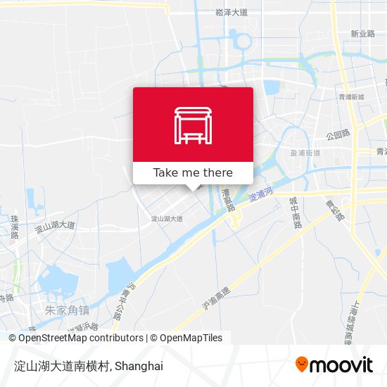 淀山湖大道南横村 map