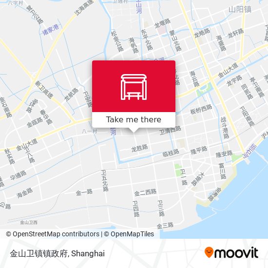 金山卫镇镇政府 map