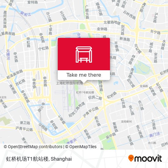 虹桥机场T1航站楼 map