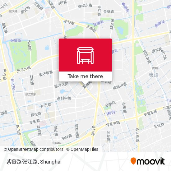 紫薇路张江路 map