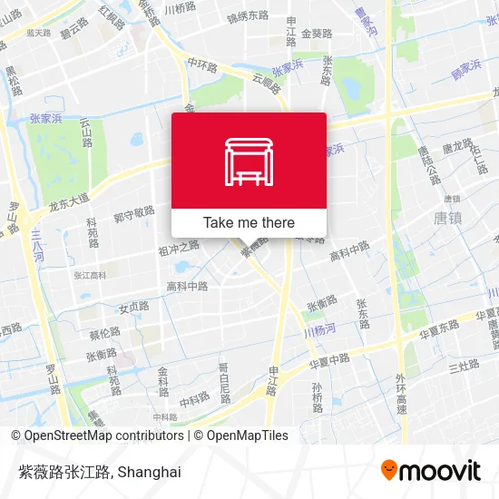 紫薇路张江路 map