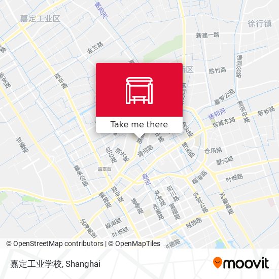 嘉定工业学校 map