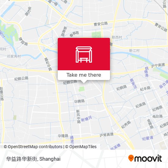 华益路华新街 map