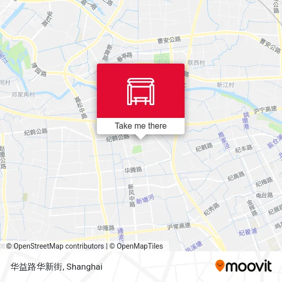 华益路华新街 map