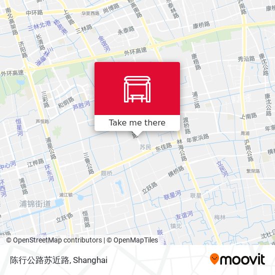 陈行公路苏近路 map