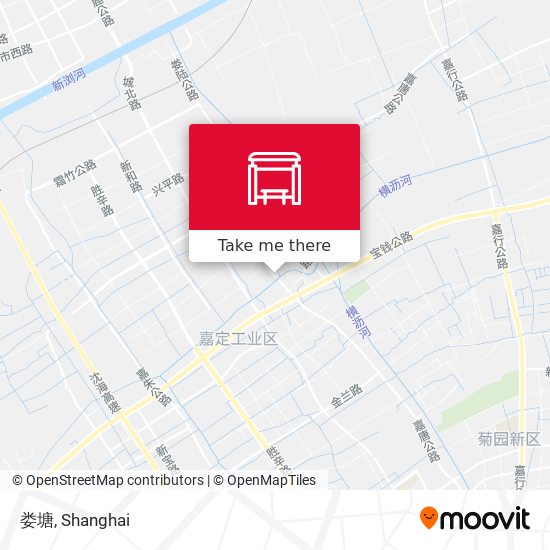 娄塘 map