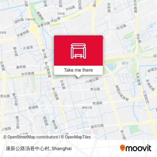 康新公路汤巷中心村 map