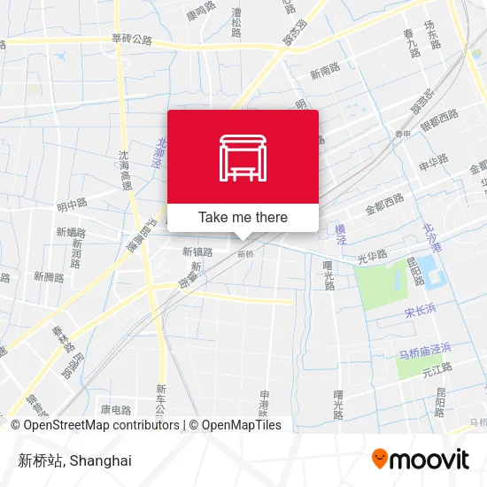 新桥站 map