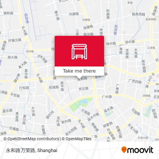 永和路万荣路 map