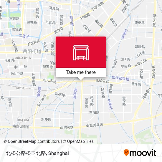 北松公路松卫北路 map