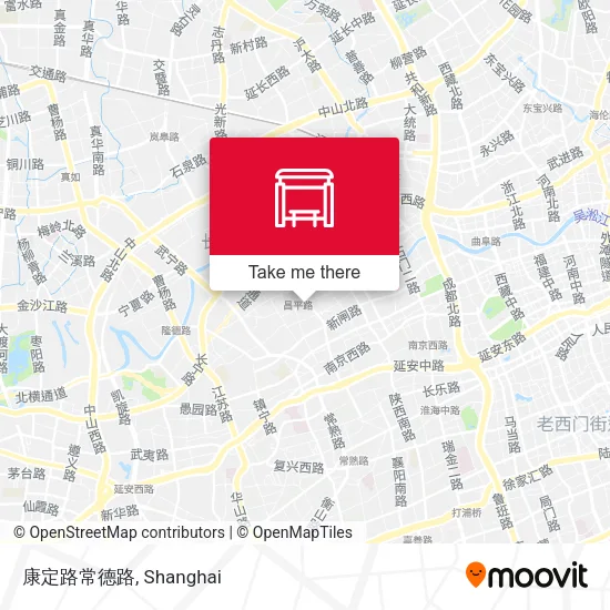 康定路常德路 map