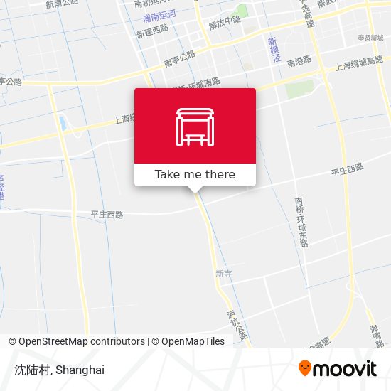 沈陆村 map