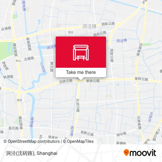 洞泾(沈砖路) map