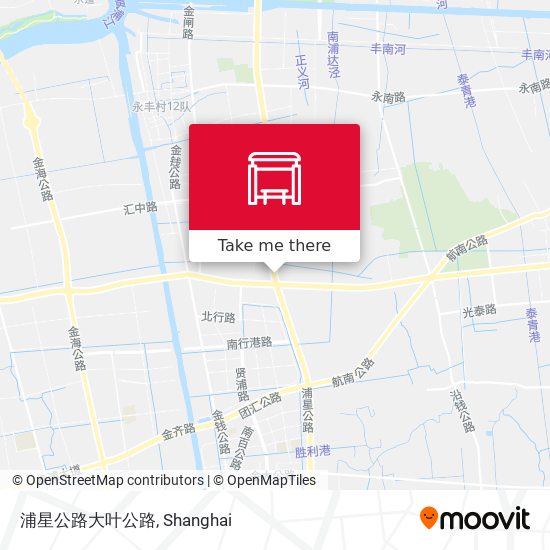 浦星公路大叶公路 map