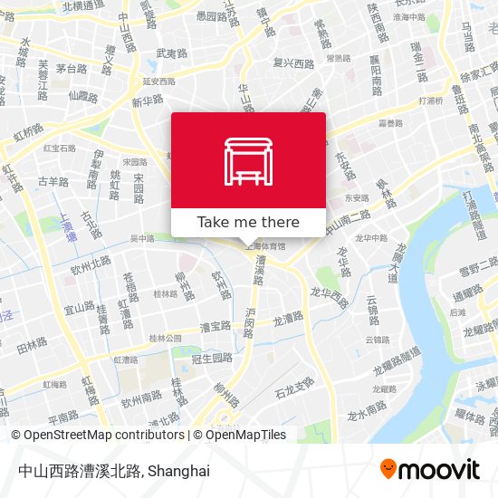 中山西路漕溪北路 map