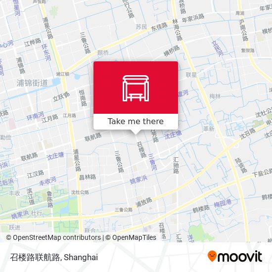 召楼路联航路 map