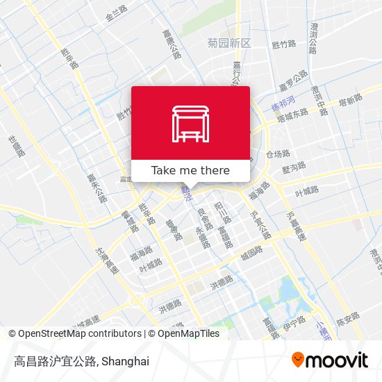 高昌路沪宜公路 map