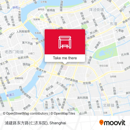 浦建路东方路(仁济东院) map