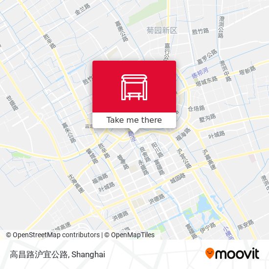 高昌路沪宜公路 map