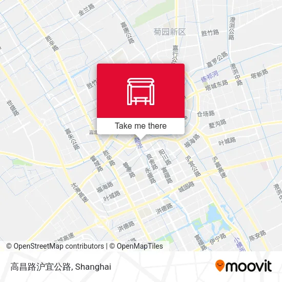 高昌路沪宜公路 map