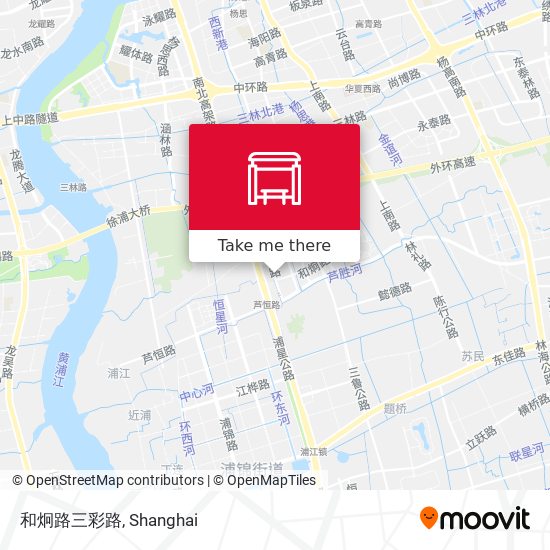 和炯路三彩路 map