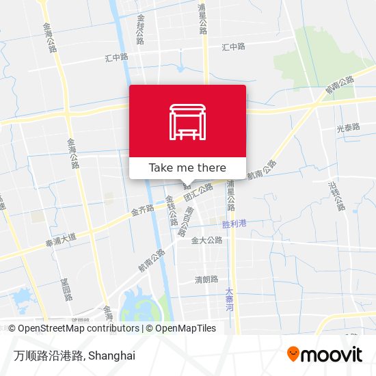 万顺路沿港路 map