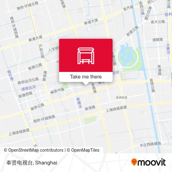 奉贤电视台 map