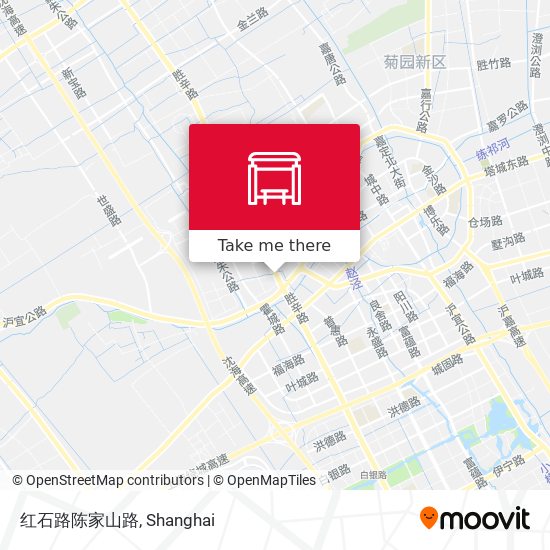 红石路陈家山路 map
