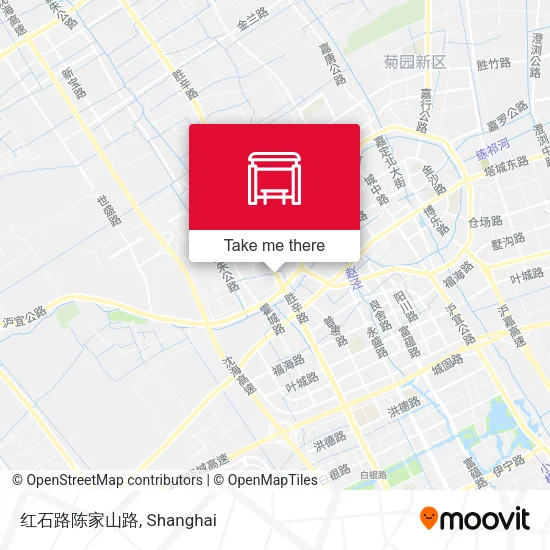 红石路陈家山路 map