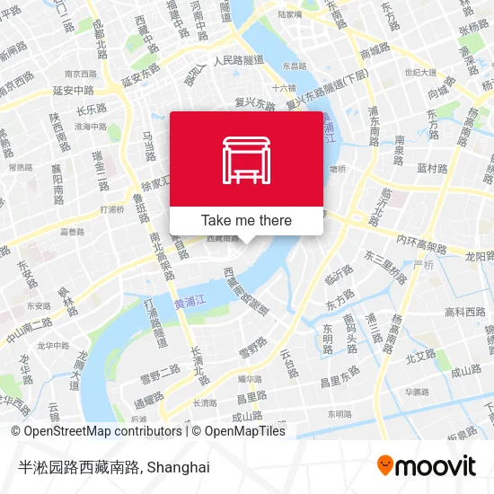 半淞园路西藏南路 map