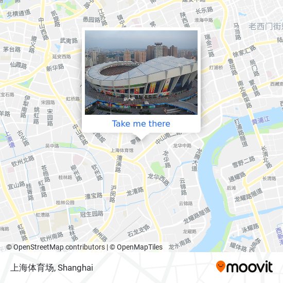 上海体育场 map