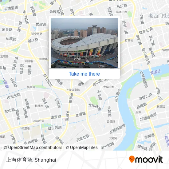 上海体育场 map