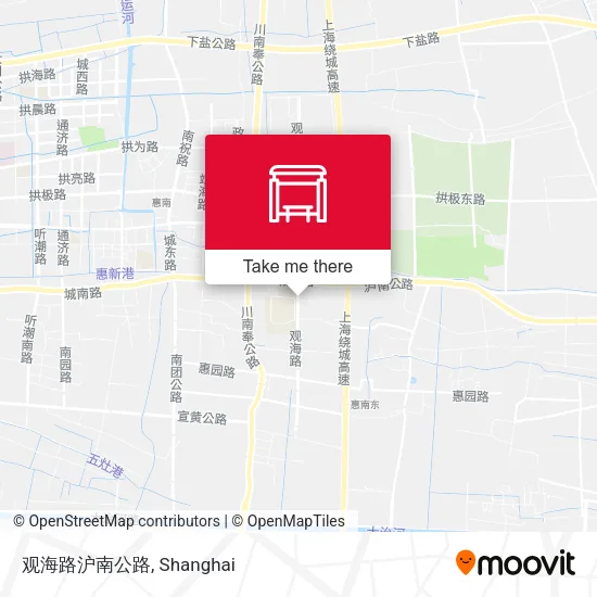 观海路沪南公路 map