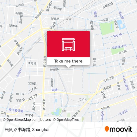 松闵路书海路 map
