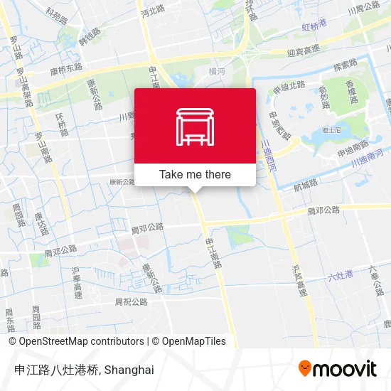 申江路八灶港桥 map