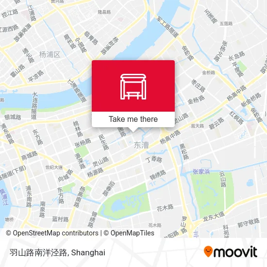 羽山路南洋泾路 map