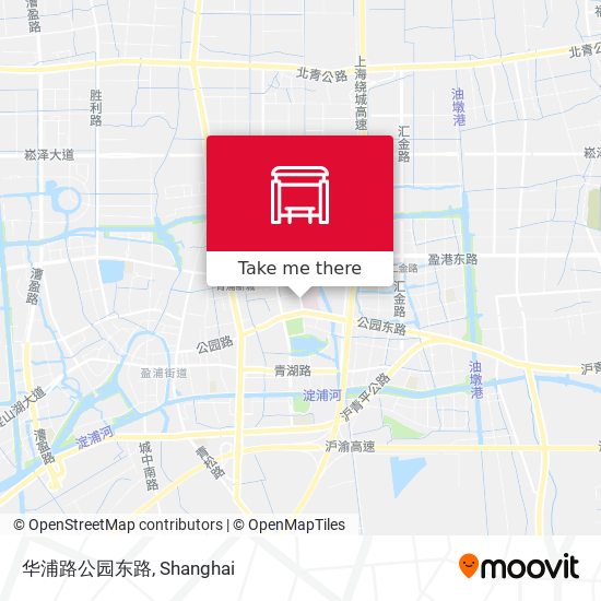 华浦路公园东路 map