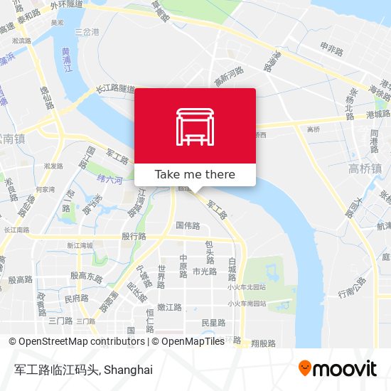 军工路临江码头 map