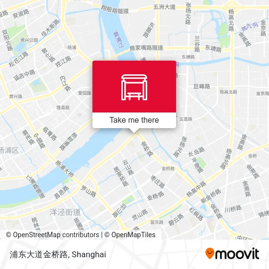 浦东大道金桥路 map