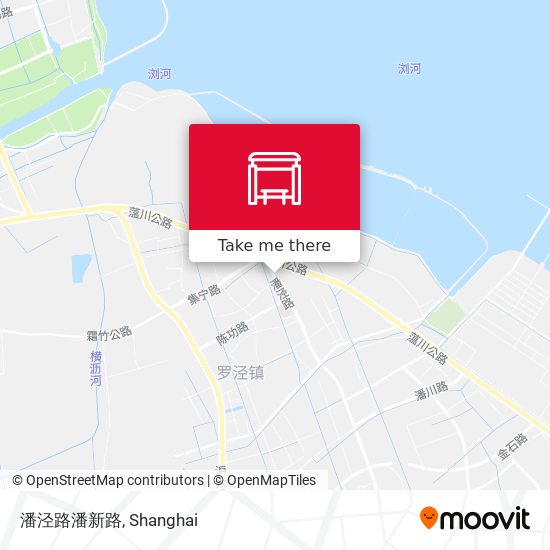 潘泾路潘新路 map