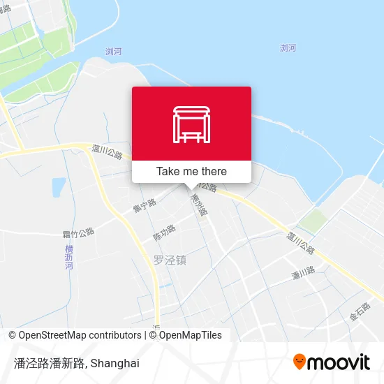 潘泾路潘新路 map