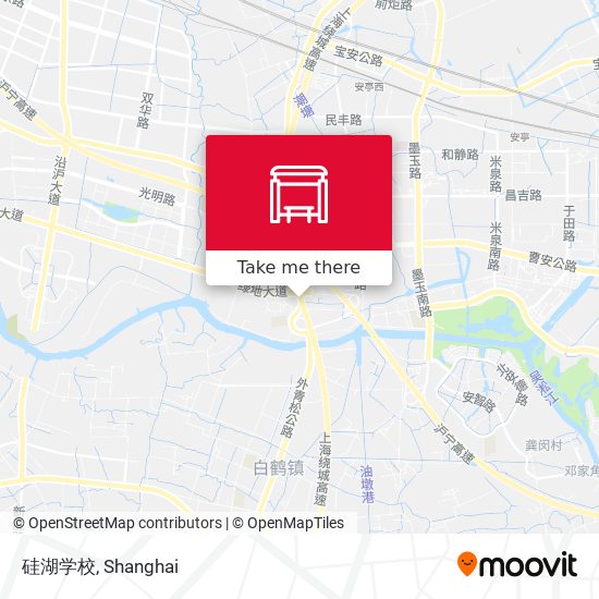 硅湖学校 map