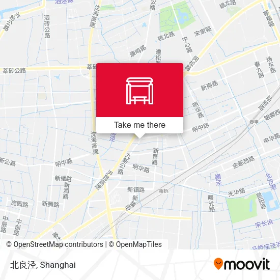 北良泾 map