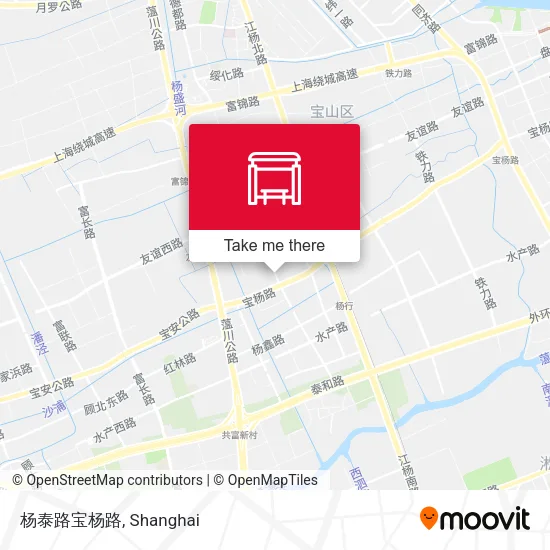 杨泰路宝杨路 map