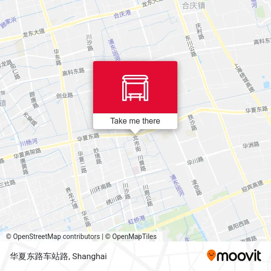 华夏东路车站路 map