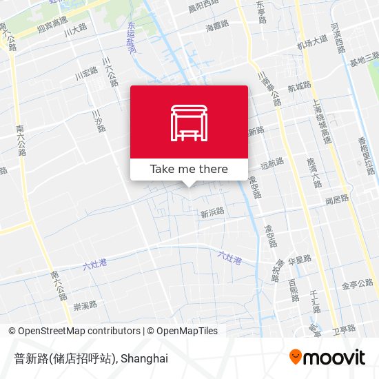 普新路(储店招呼站) map