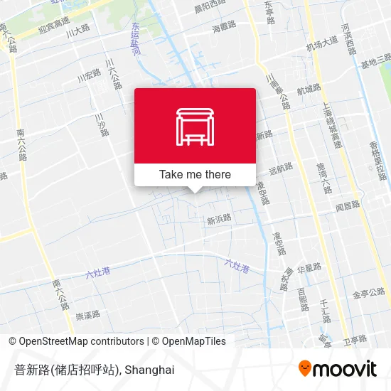 普新路(储店招呼站) map