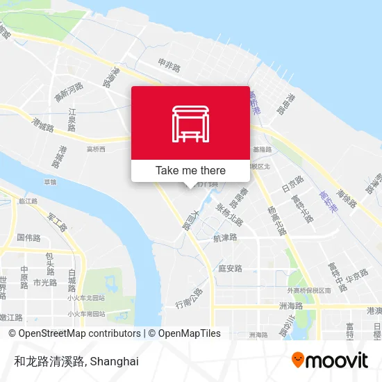 和龙路清溪路 map